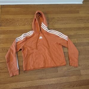 Orange Adidas Cropped Orange Sweater Size Medium